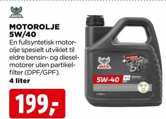 jem & fix Motorolje 5w/40 tilbud
