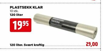 jem & fix Plastsekk klar tilbud