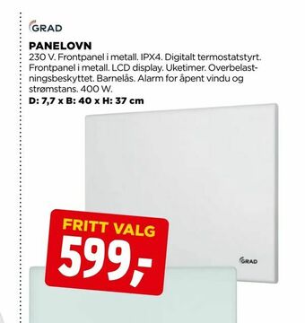 jem & fix Panelovn tilbud