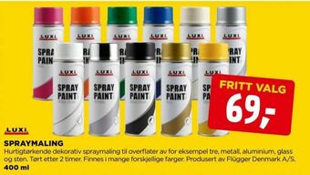 jem & fix Spraymaling tilbud