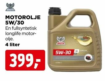 jem & fix Motorolje 5w/30 tilbud