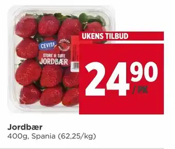 Meny Jordbær tilbud