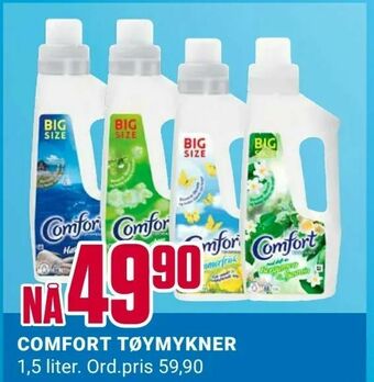 Europris COMFORT TØYMYKNER tilbud