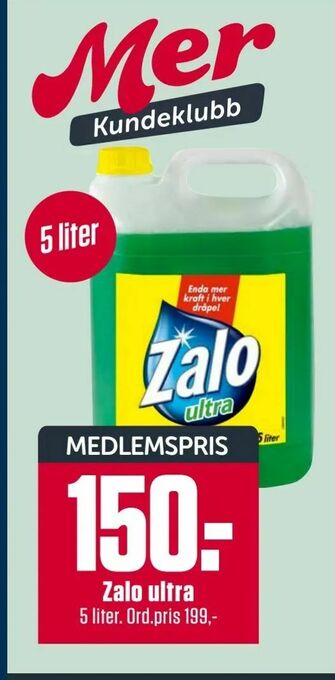 Europris Zalo ultra tilbud