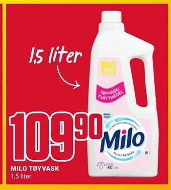 Europris Milo tøyvask tilbud
