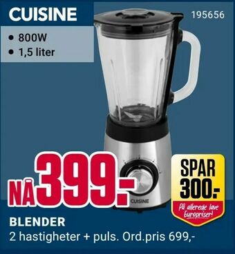 Europris Blender tilbud