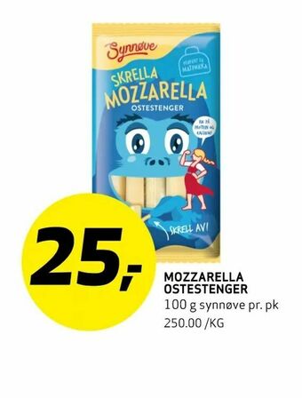 Bunnpris Mozzarella ostestenger tilbud