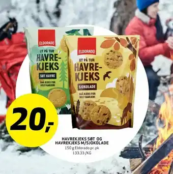 Bunnpris Havrekjeks søt og havrekjeks m/sjokolade tilbud