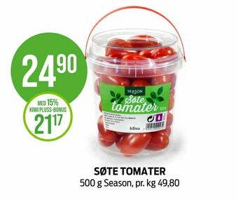 Kiwi Søte tomater tilbud