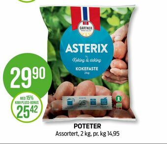 Kiwi Poteter tilbud