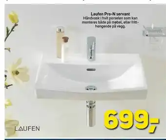 Megaflis Laufen Pro-N servant tilbud