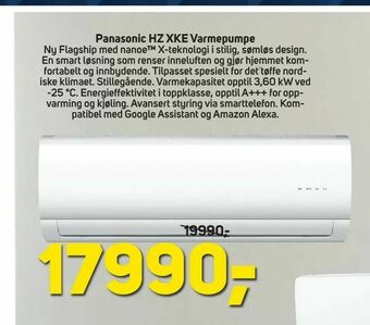 Megaflis Panasonic HZ XKE Varmepumpe tilbud