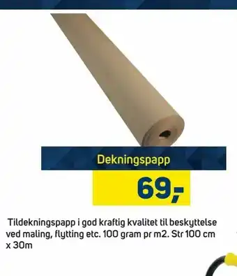 Megaflis Dekningspapp tilbud