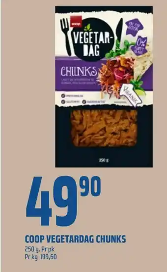 Coop Obs Coop vegetardag chunks tilbud