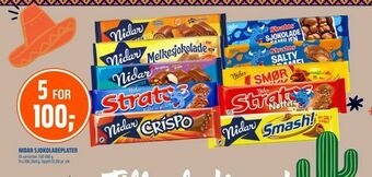 Coop Obs Nidar sjokoladeplater tilbud