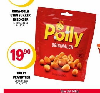 Coop Extra Polly peanøtter tilbud