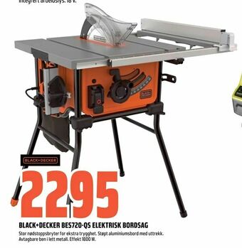Coop Obs Black+decker bes720-qs elektrisk bordsag tilbud