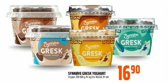 Coop Obs Synnøve gresk yoghurt tilbud