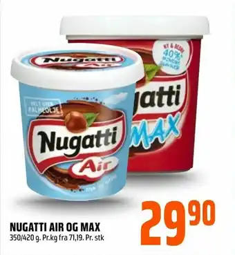 Coop Obs Nugatti air og max tilbud