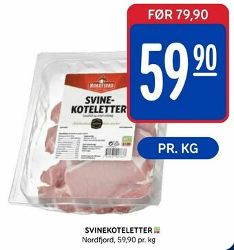 Rema 1000 Svinekoteletter tilbud