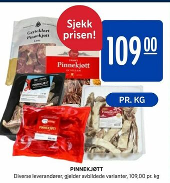 Rema 1000 PINNEKJØTT tilbud