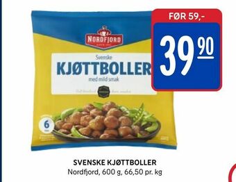 Rema 1000 Svenske kjøttboller tilbud