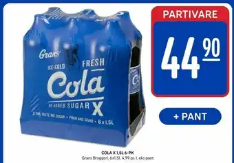 Rema 1000 Cola x 1,5l 6-pak tilbud