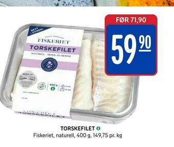 Rema 1000 Torskefilet tilbud