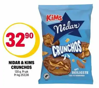Coop Extra Nidar & kims crunchos tilbud