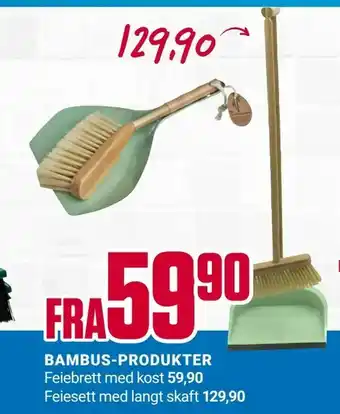Europris Bambus-produkter tilbud
