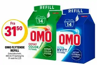 Coop Extra Omo flytende refill tilbud