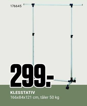 Europris Klesstativ tilbud