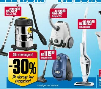 Europris Støvsugere tilbud