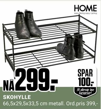 Europris Skohylle tilbud