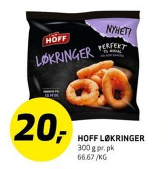 Bunnpris Hoff løkringer tilbud