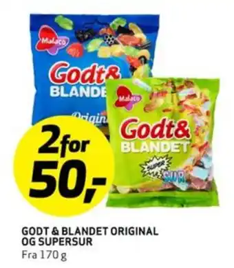 Bunnpris Godt & blandet godterier tilbud