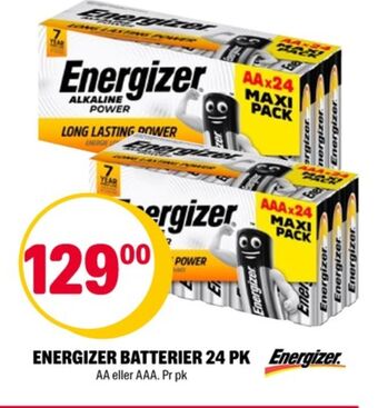Coop Extra Energizer batterier tilbud