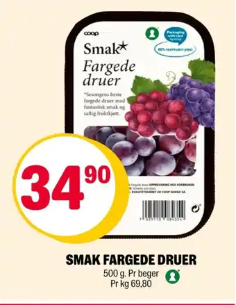 Coop Extra Smak druer tilbud
