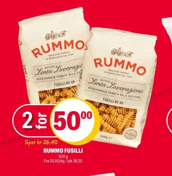 Coop Extra Rummo pasta tilbud