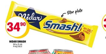 Coop Extra Smash! sjokoladeplate tilbud