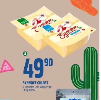 Coop Obs Synnøve finden gulost tilbud