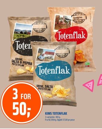 Coop Obs Totenflak chips tilbud