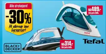 Europris Tefal strykejern tilbud