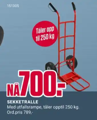 Europris Ukjent sekketralle tilbud