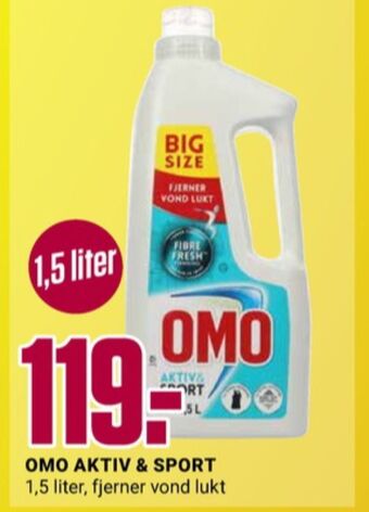 Europris Omo vaskemiddel-flytende tilbud