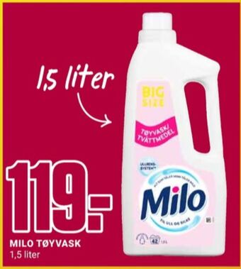 Europris Milo vaskemiddel-flytende tilbud