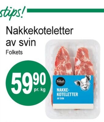 Joker Folkets nakkekoteletter tilbud