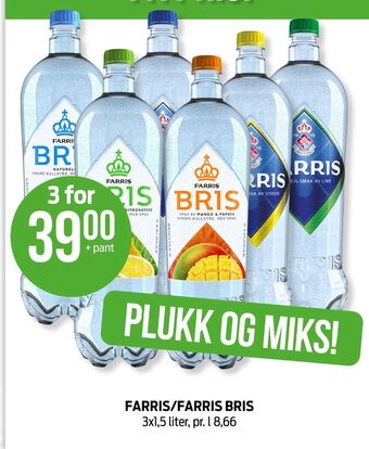 Kiwi Bris mineralvann tilbud