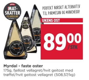 Meny Myrdal ost tilbud
