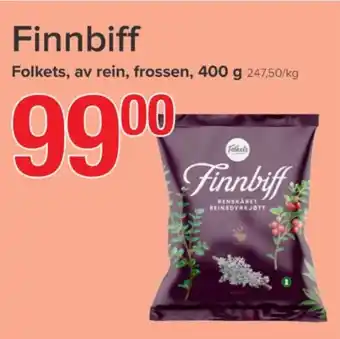 Spar Folkets finnbiff tilbud